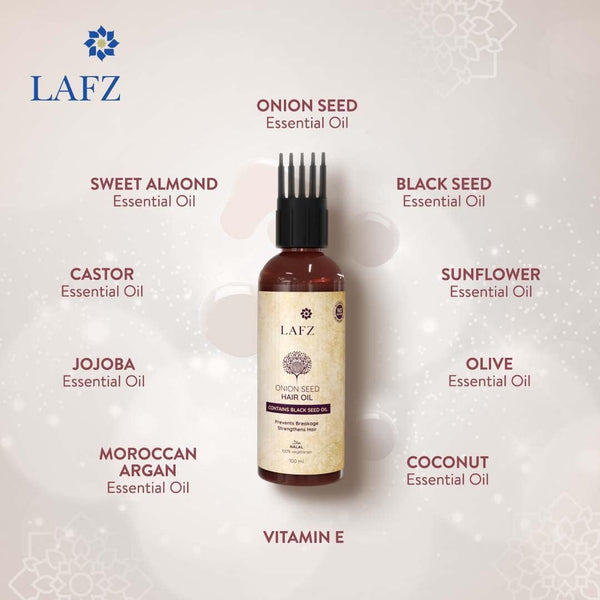 Lafz Essential Hair Oil Onion And Black Seed 100 ML