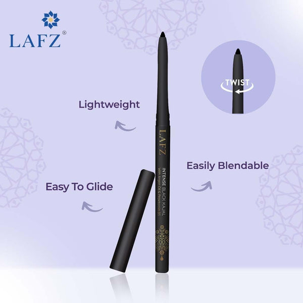 Lafz Intense Black Kajal 0.35 GM