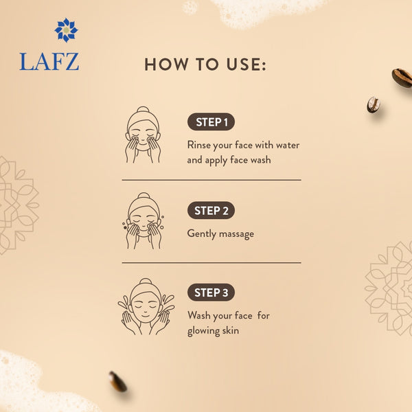 Lafz Tube Face Wash 75 ML Caffeine