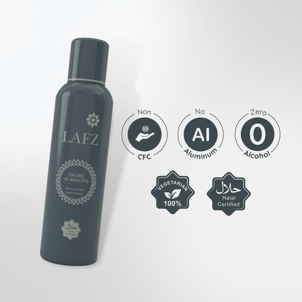 Lafz Body Spray 100 GM Men No Alcohol - Shurq Al Khaleej