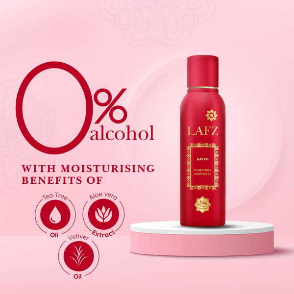 Lafz Body Spray 100 GM Women No Alcohol - Kaveh