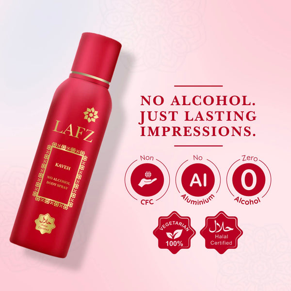 Lafz Body Spray 100 GM Women No Alcohol - Kaveh