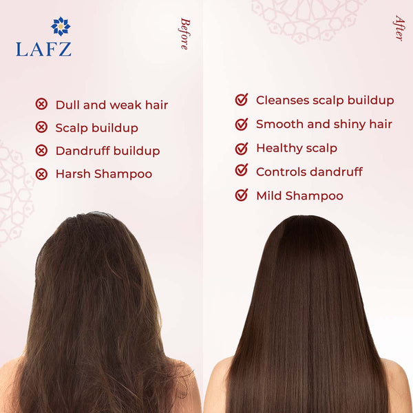 Lafz Hair Shampoo 200 ML Apple Cider Vinegar And Argan