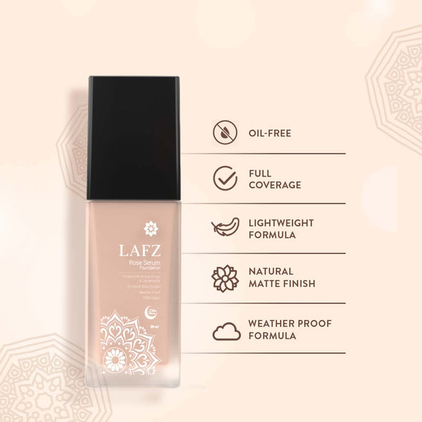 Lafz Rose Serum Foundation 30 ML